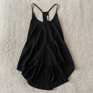 Black Sheer Tank Top